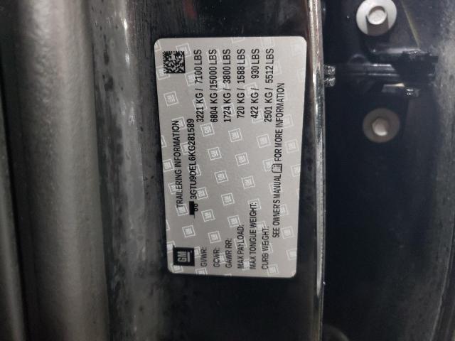 2019 GMC SIERRA K15 - 3GTU9DEL6KG281589