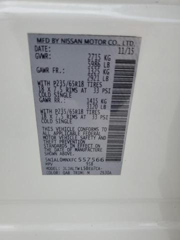 2015 INFINITI QX60 5N1AL0MNXFC557566