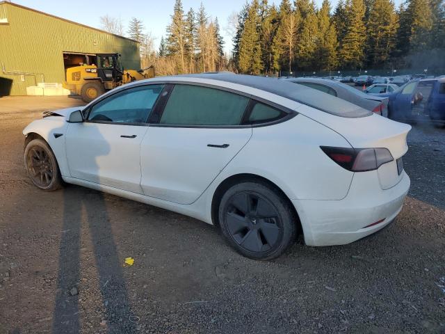 TESLA MODEL 3 2022 white  electric 5YJ3E1EAXNF344238 photo #3