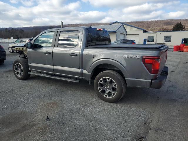 FORD F150 STX 2024 gray  gas 1FTEW2LP2RKE74977 photo #3