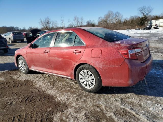 TOYOTA CAMRY BASE 2012 red  gas 4T1BF1FK8CU519019 photo #3