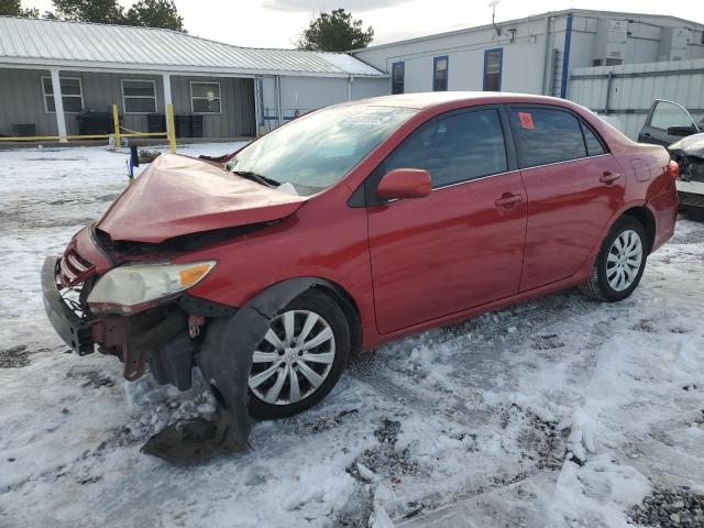 TOYOTA COROLLA BA 2013 red  gas 5YFBU4EE6DP132538 photo #1