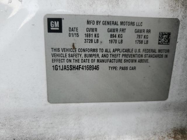 2015 CHEVROLET SONIC LS 1G1JA5SH4F4168946
