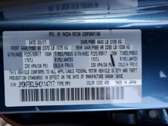 2017 MAZDA CX-5 TOURI - JM3KFBCL5H0114717