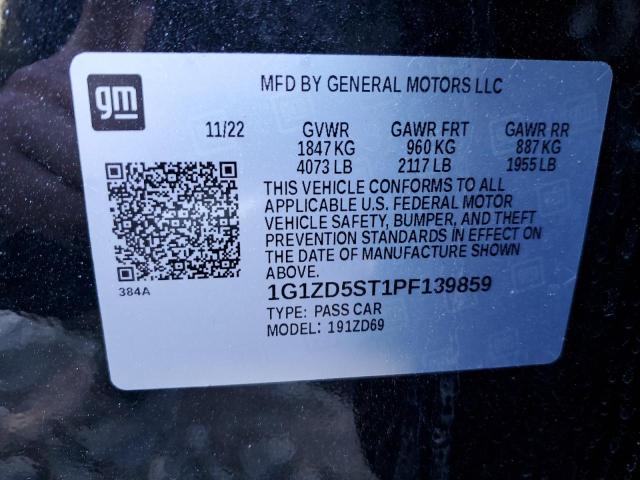 2023 CHEVROLET MALIBU LT 1G1ZD5ST1PF139859