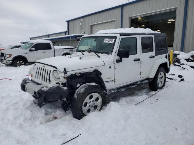 JEEP WRANGLER U 2013 white  flexible fuel 1C4HJWEGXDL549962 photo #1