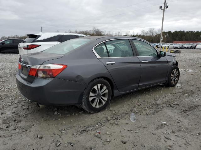 HONDA ACCORD LX 2013 gray sedan 4d gas 1HGCR2F38DA010373 photo #4