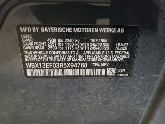 2024 BMW X1 M35I WBX13EF03R5X94768