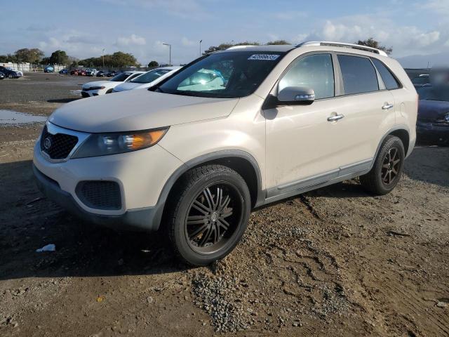 KIA SORENTO BA 2011 cream  gas 5XYKT4A22BG125375 photo #1