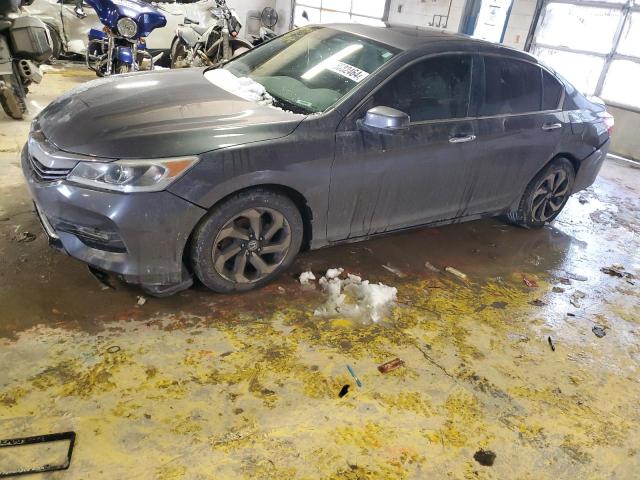 HONDA ACCORD EXL 2016 gray  gas 1HGCR2F84GA005915 photo #1