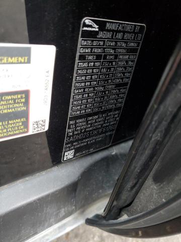 2019 JAGUAR I-PACE FIR SADHD2S13K1F61760