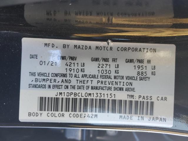 2021 MAZDA 3 PREFERRE - JM1BPBCL0M1331151