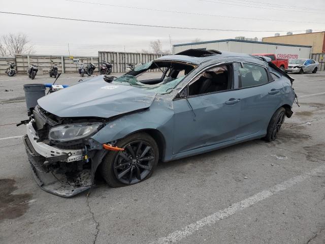 Vin: shhfk7h65mu218592, lot: 87080434, honda civic ex 2021 img_1