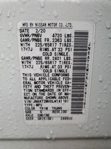 2020 NISSAN ROGUE S - JN8AT2MVXLW141161
