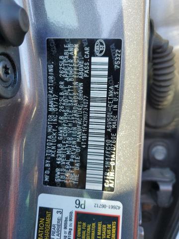 2017 TOYOTA CAMRY LE - 4T1BF1FK2HU734077