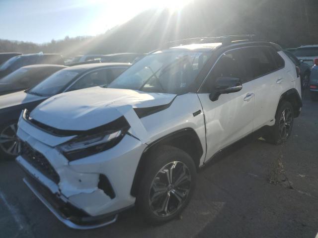 TOYOTA RAV4 PRIME 2024 white  hybrid engine JTMFB3FVXRD173281 photo #1