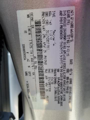2018 FORD FOCUS TITA 1FADP3J25JL288246