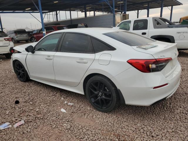 HONDA CIVIC SPOR 2022 white  gas 2HGFE2F5XNH556637 photo #3