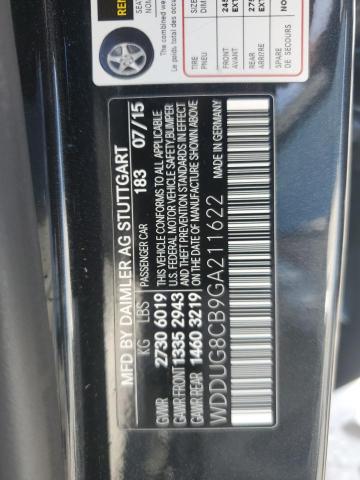 2016 MERCEDES-BENZ S 550 WDDUG8CB9GA211622