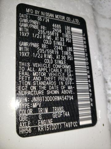 2024 NISSAN ROGUE PLAT - JN8BT3DD0RW454794