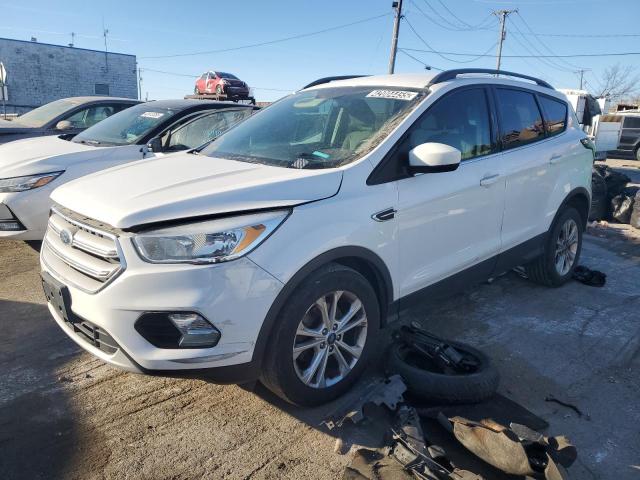 FORD ESCAPE SE 2018 white  gas 1FMCU0GD0JUC34560 photo #1