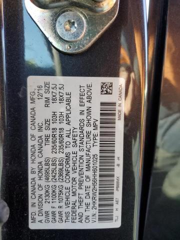 2017 HONDA CR-V EX 2HKRW2H56HH601025