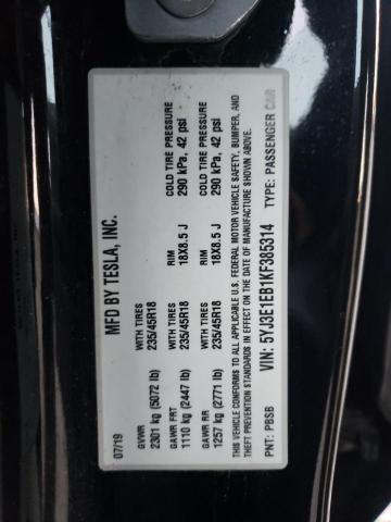 2019 TESLA MODEL 3 - 5YJ3E1EB1KF385314