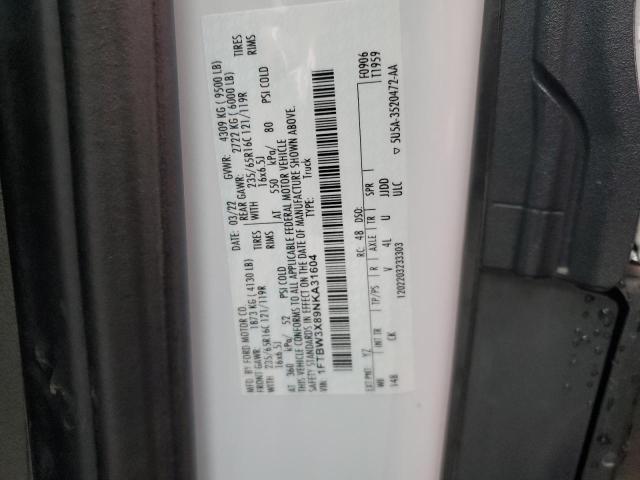 2022 FORD TRANSIT T- - 1FTBW3X89NKA31604