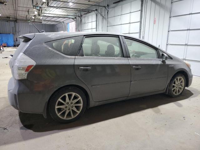 TOYOTA PRIUS V 2012 gray station hybrid engine JTDZN3EUXC3100437 photo #4