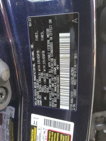 2022 TOYOTA HIGHLANDER 5TDZZRAH4NS560663