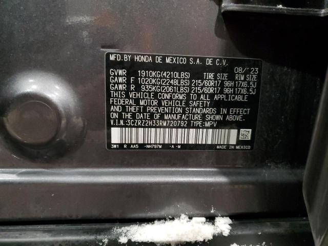 2024 HONDA HR-V LX - 3CZRZ2H33RM720792
