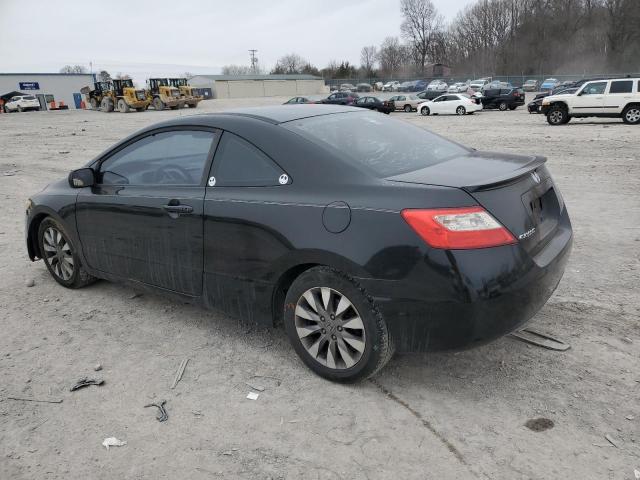 HONDA CIVIC EXL 2009 black  gas 2HGFG12999H514463 photo #3