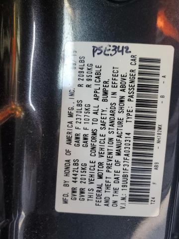 2015 ACURA TLX - 19UUB1F37FA030314