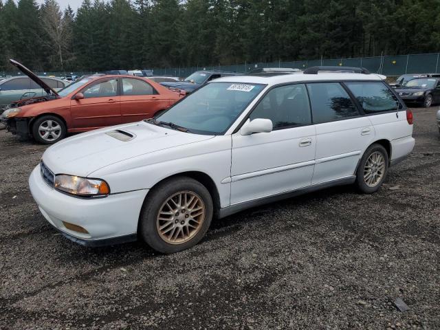 SUBARU LEGACY GT 1997 white  gas 4S3BK6754V7305877 photo #1