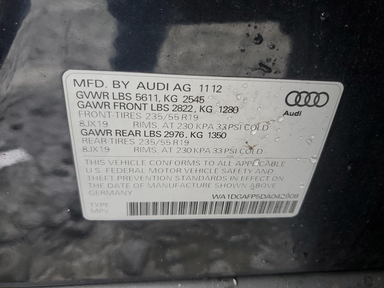 Audi Q5 premium 2013