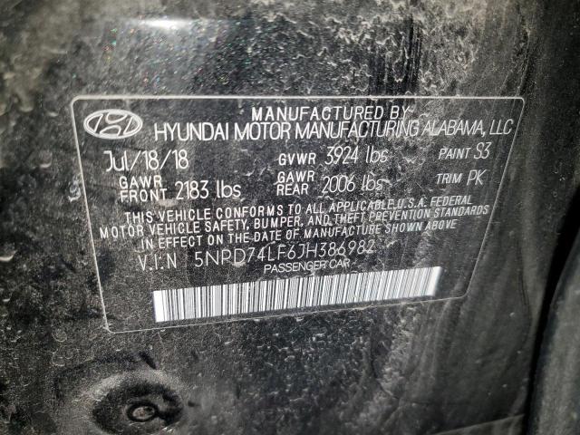 2018 HYUNDAI ELANTRA SE - 5NPD74LF6JH386982