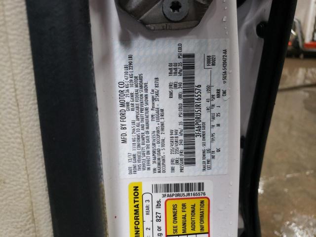 2018 FORD FUSION TIT - 3FA6P0RU5JR165576