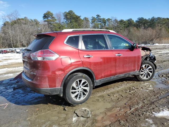 NISSAN ROGUE S 2015 maroon 4dr spor gas 5N1AT2MV3FC828575 photo #4