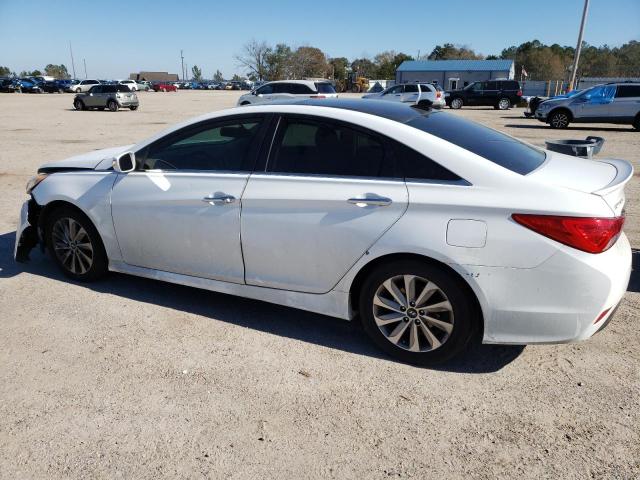 HYUNDAI SONATA SE 2014 white  gas 5NPEC4AC7EH926063 photo #3