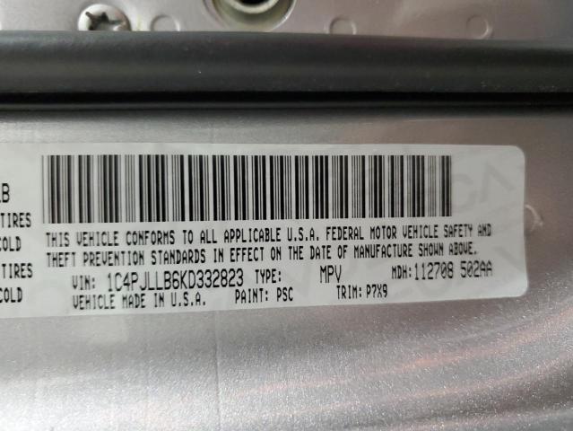 2019 JEEP CHEROKEE L - 1C4PJLLB6KD332823