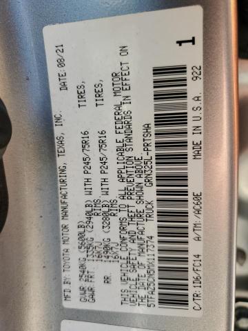 2021 TOYOTA TACOMA DOU - 5TFAZ5CN5MX117374