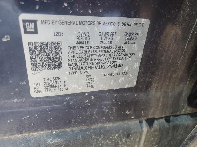 2019 CHEVROLET EQUINOX LS - 3GNAXHEV1KL254140