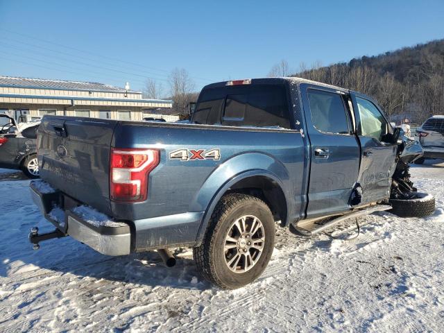 FORD F150 SUPER 2019 blue  gas 1FTEW1E54KFB84082 photo #4