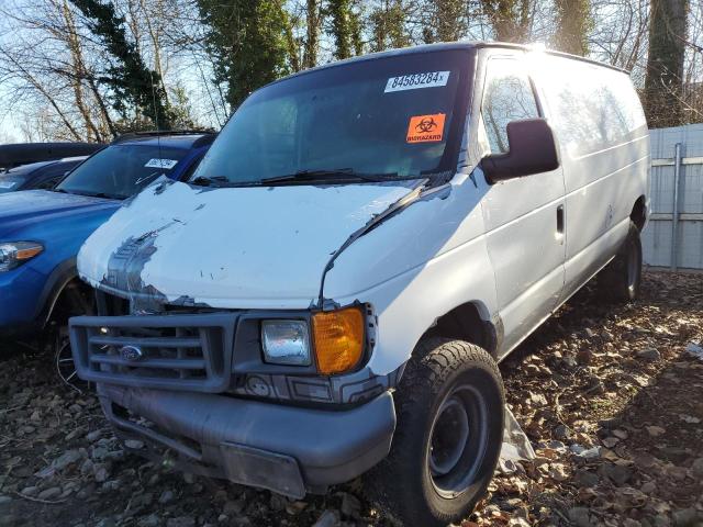 FORD ECONOLINE 2007 black cargo va gas 1FTSE34L17DA38632 photo #1