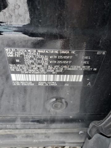 2016 TOYOTA RAV4 XLE - 2T3RFREV5GW447797