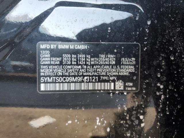 2021 BMW X3 M COMPE - 5YMTS0C09M9F43121