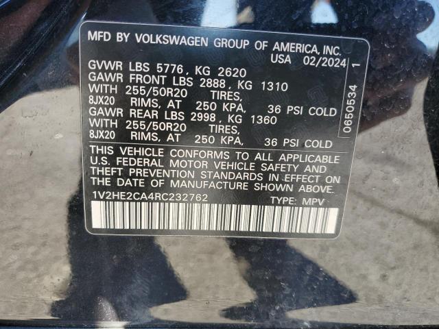 2024 VOLKSWAGEN ATLAS CROS - 1V2HE2CA4RC232762