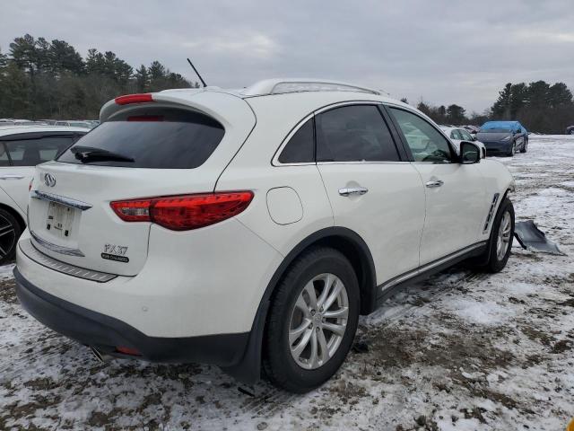 INFINITI FX37 2013 white 4dr spor gas JN8CS1MW4DM174054 photo #4