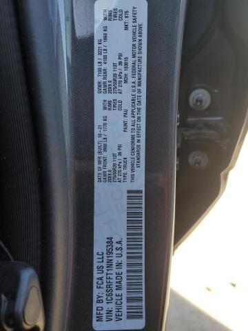 2022 RAM 1500 BIG H - 1C6SRFFT1NN195384