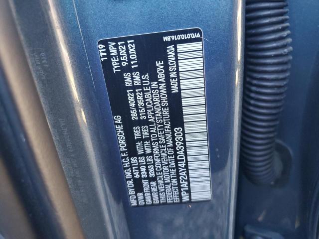 2020 PORSCHE CAYENNE TU - WP1AF2AY4LDA39303